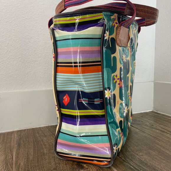 Consuela Dezi Classic Tote Bag Large Rare Colorway Cactus Floral - Picture 3 of 16